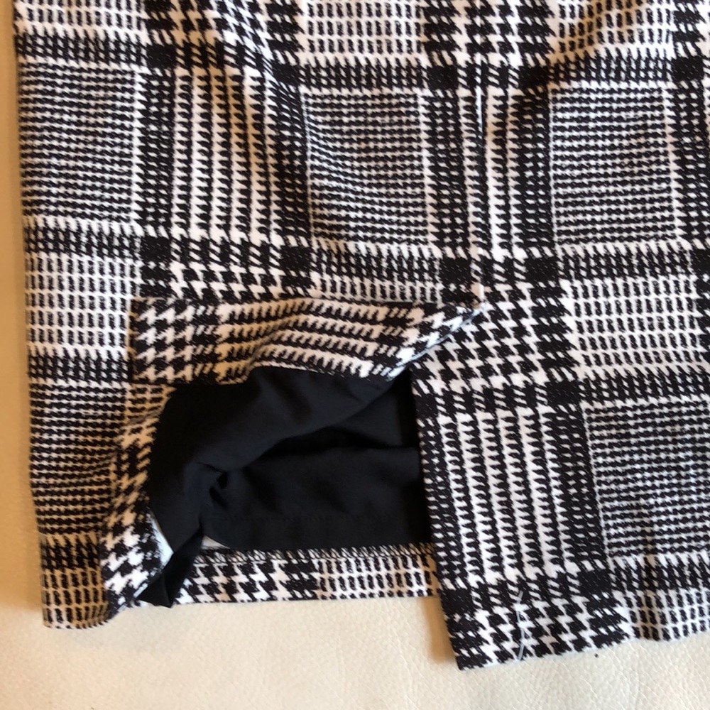 Talbots Black/White Houndstooth Pattern Pencil Sk… - image 5
